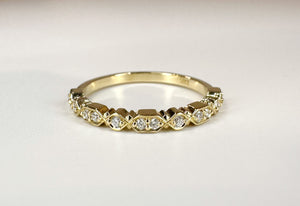 Geometric Wedding Band