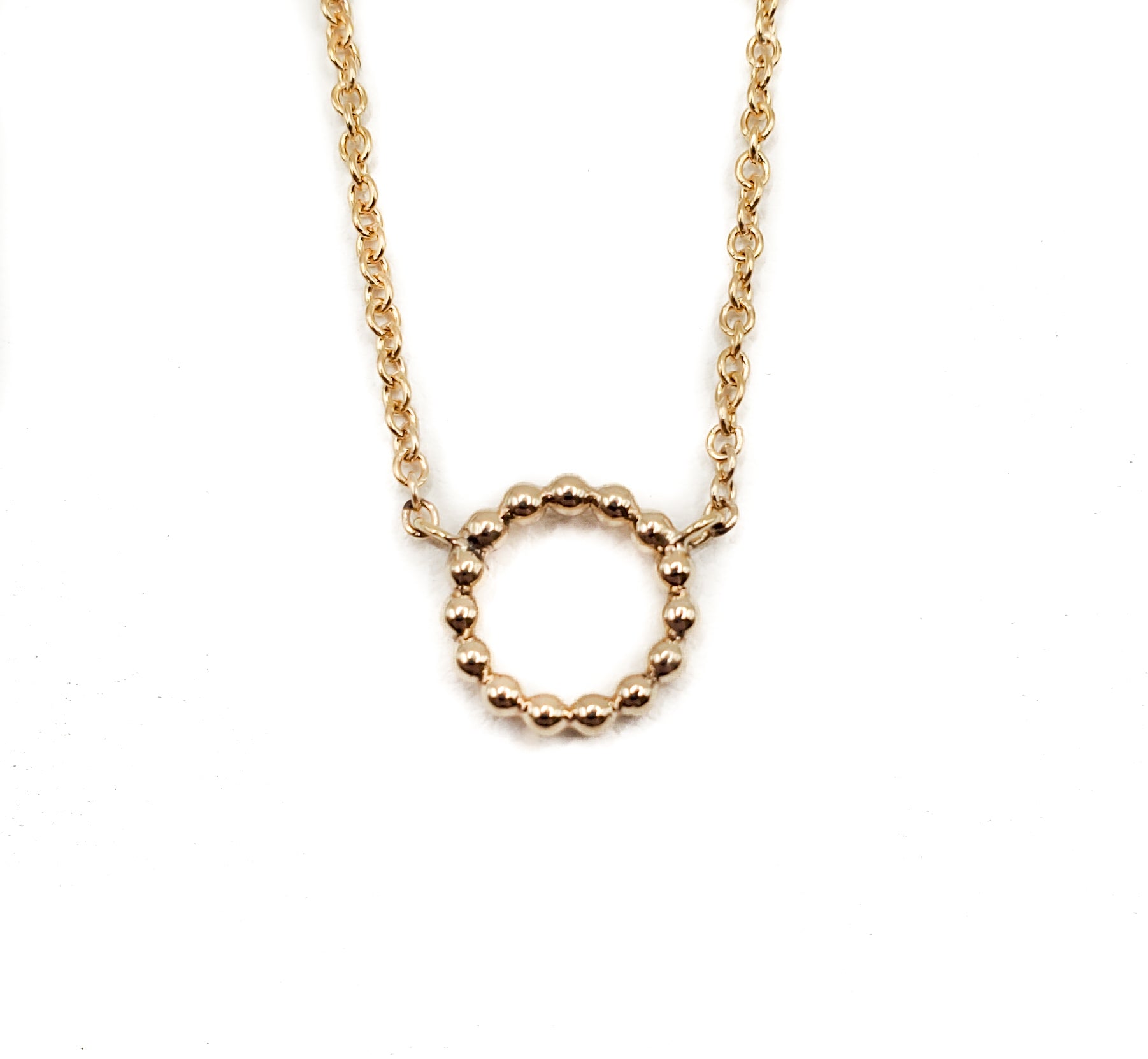 Beaded Circle Necklace