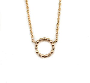 Beaded Circle Necklace