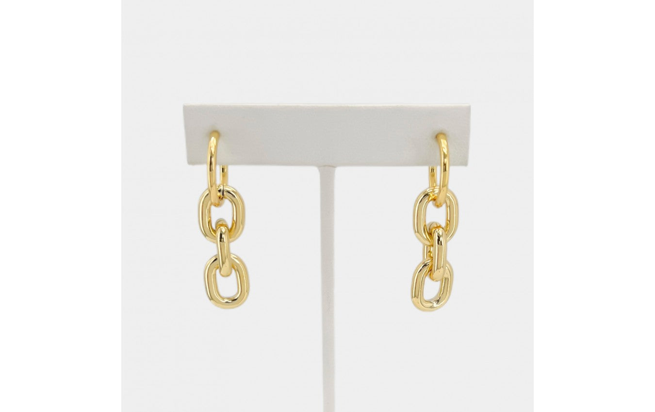 Paperclip Chain Earrings
