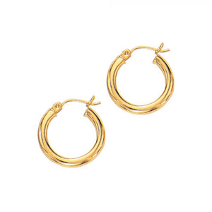 14k Gold Hoops