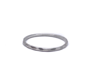 Silver Textured Band