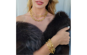 Paperclip Rope Necklace
