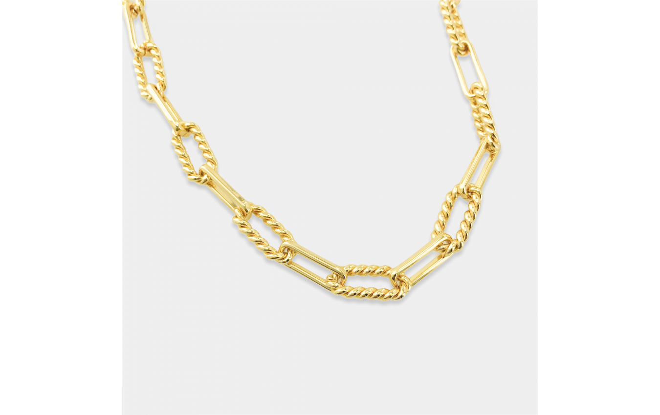 Paperclip Rope Necklace
