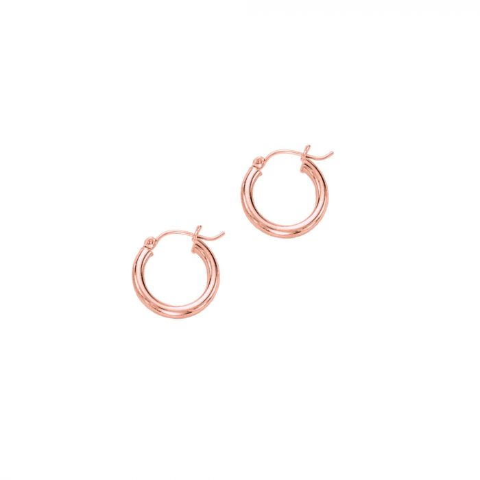 14k Gold Hoops