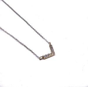 Geometric Diamond Necklace