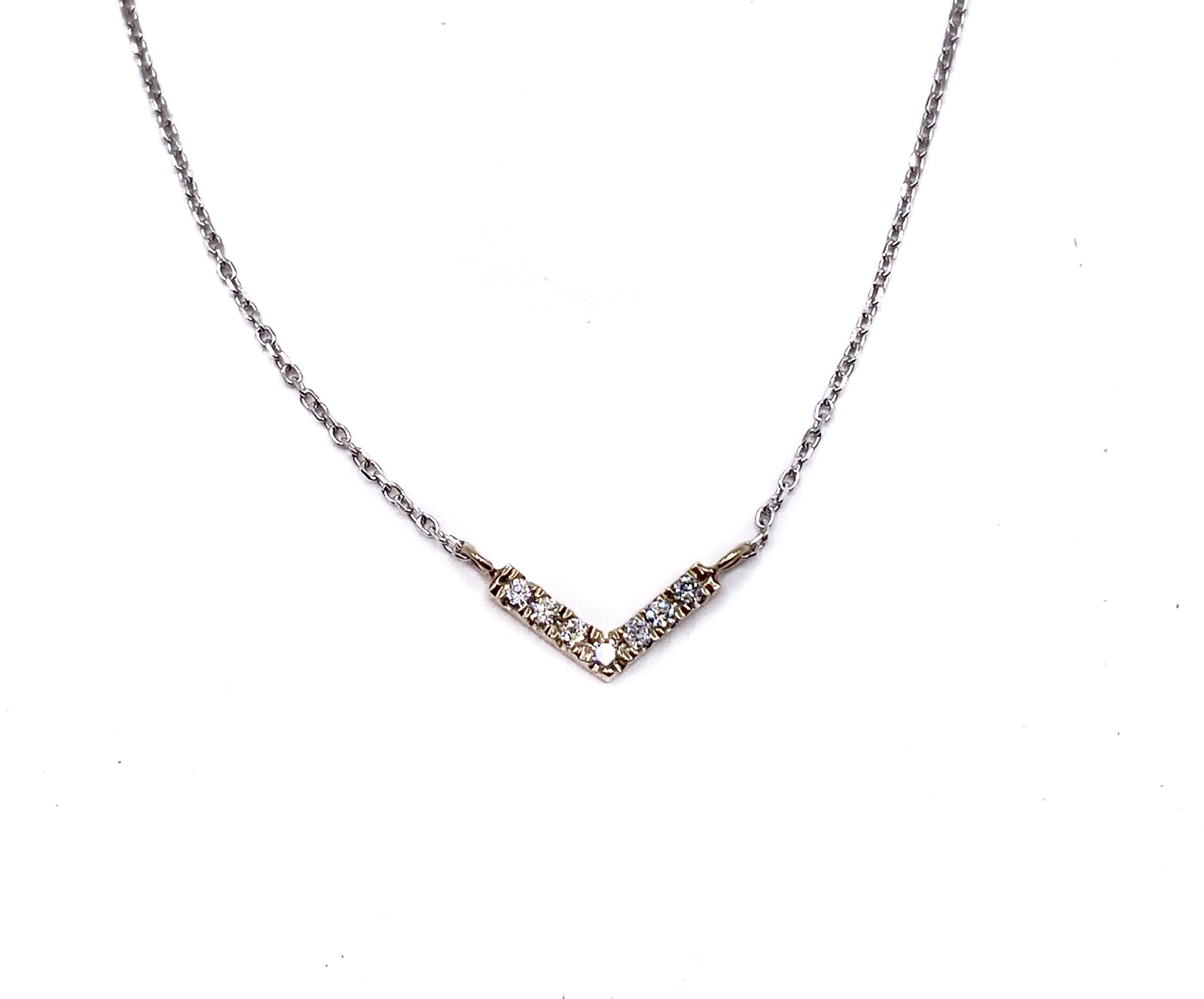 Geometric Diamond Necklace